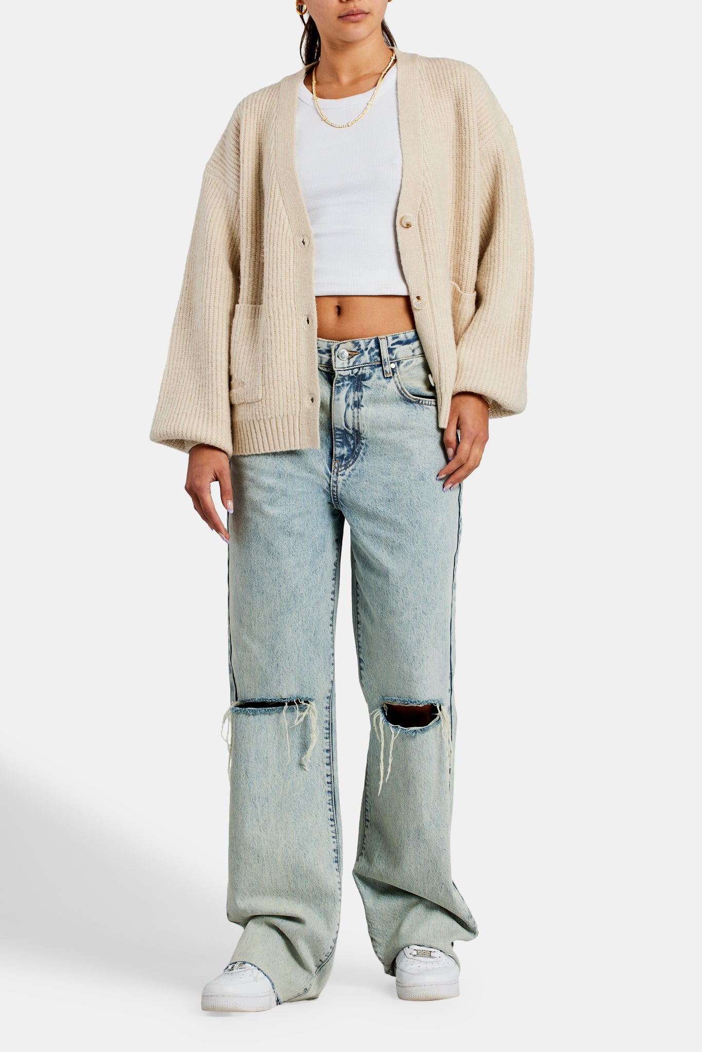 Cernucci Oversize-Strickjacke